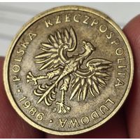 5 злотых Польша 1986