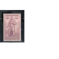США-1936, (Скотт.777),  **,  300-лет штату Род-Айленд (одиночка)