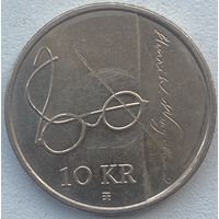 Норвегия 10 крон 2008 г. 200 лет со дня рождения Генрика Вергеланна