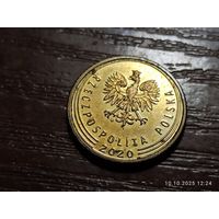 Польша 1 грош 2020