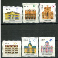 ГДР - 1967г. - Архитектура - 6 марок - полная серия, MNH [Mi 1245-1250]. #O-Se-Z-1-33