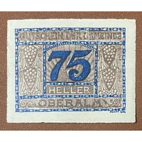 Нотгельд Австрия Оберальм  20 геллеров 1920 год
