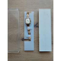 Часы СССР. "Луч". Рабочие. Коробка. Позолота Аu 1.