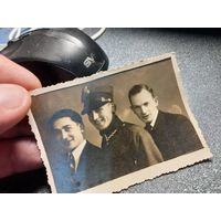 Старинная старая фотография  Клецк 1930-е. Замежник из 9 KOP Kleck с братьямиМежвоенная Польша