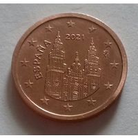 2 евроцента, Испания 2021 г.