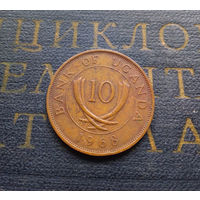 10 центов 1968 Уганда #01