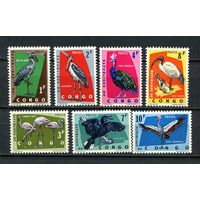 Конго (Заир) - 1963 - Птицы - [Mi. 112-118] - полная серия - 7 марок. MNH.  (Лот 78HA)-T4P47