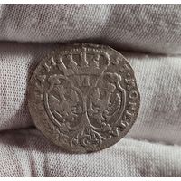 6 грошей шестак 1757 год Пруссия м.д. С