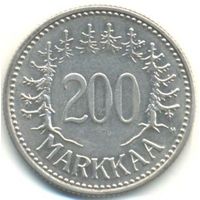 Финляндия. 200 марок 1957 г.