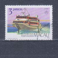 [1428] Макао 1986. Корабль. Гашеная марка.