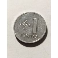 Литва 1 цент 1991