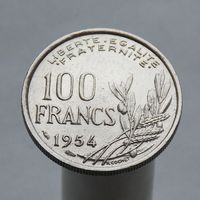 Франция 100 франков 1954