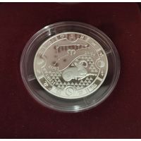 1000 Франков 2014 г. Овен. Серебро 15,55 г.