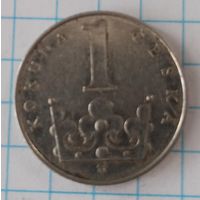 1 крона 1993 Чехия
