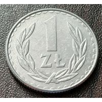 Польша 1 злотый, 1988    ( 1-15-1 )