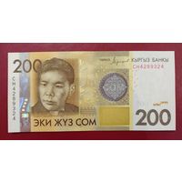 Киргизия. 200 сом 2016 года, серия CH. UNC