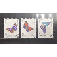 Венгрия. 1984 год. Фауна. Бабочки (1491)