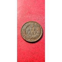 США. 1 цент 1898 год.