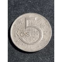 Чехословакия 5 крон 1975