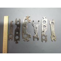 Ключ гаечный СССР 6 шт. (одним лотом).