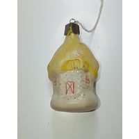 Ёлочная игрушка  - Избушка . СССР  .