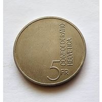 Швейцария 5 франков, 1985 Год музыки