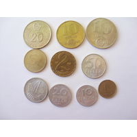 Мронеты Венгрии. Все одним лотом.