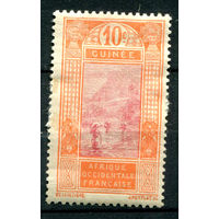 Французская Гвинея - 1913/16г. - ландшафты, 10 с - 1 марка - MH [Mi 67]. #4-W1-113-A-1