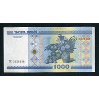 Беларусь. 1000 рублей 2000 года серия ТК 3626138