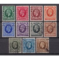 7.Br. Великобритания. Георг V. Стандарт. 1934 - 1936 гг.  Mi.##175x-185x. Полная серия.