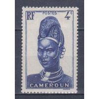 [632] Французские колонии. Камерун 1939. Культура и быт.Женская прическа.4с. МН