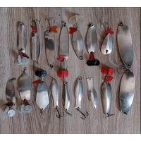 Набор блесен СССР КОЛЕБАЛКИ любые 10 штук на выбор