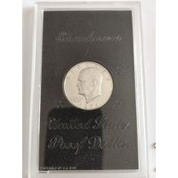 1 ДОЛЛАР 1971 ГОД СЕРЕБРО СОСТОЯНИЕ PROOF