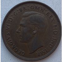 Великобритания 1 пенни 1937 г.