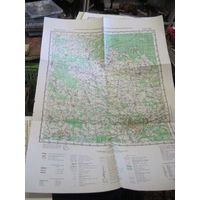 Карта Брест "Белгеодезия"(масштаб 1 см=2 км) 2000 г. Торги!