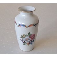 Ваза королевский фарфор ручная роспись Royal Porzellan Bavaria KPM Germany Handarbeit 18 см.