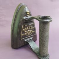 Утюг из 19 века,  Великобритания, Salter $ Co