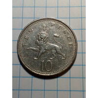 10 пенсов Великобритания 1992 год
