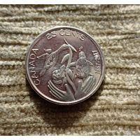 Werty71 Канада 25 центов 2017 150 лет Конфедерации Канада - Надежда на зелёное будущее