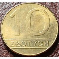 Польша 10 злотых, 1990    ( 1-7-4 )