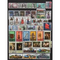 ГДР.ПОЧТИ ПОЛНЫЙ(без блоков!) ГОДОВОЙ  КОМПЛЕКТ ГАШЕНЫХ МАРОК 1977г.(без наклеек и следов от них!) .