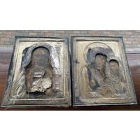 Иконы Венчальная пара серебро 84 проба в работу