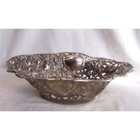 Фруктовница Конфетница 30 х 27 Серебрение 03