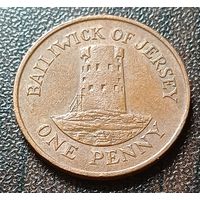 Джерси 1 пенни, 1987    ( 1-3-2 )