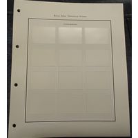 Листы для марок Великобритании 6 штук Definitive Stamps  Country Barcoded