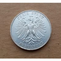 Франкфурт, талер 1859 г., 100 лет Ф. Шиллеру, тираж 24 560 экз., серебро 0.900