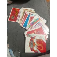 Открытки Слава Октябрю ( больше 30 шт)