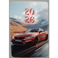 Автомобиль. Календарик, 2026