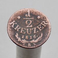 Австрия 1/2 крейцера 1816