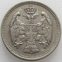 Королевство Сербия, 20 пара 1912 г., состояние AU, KM#20